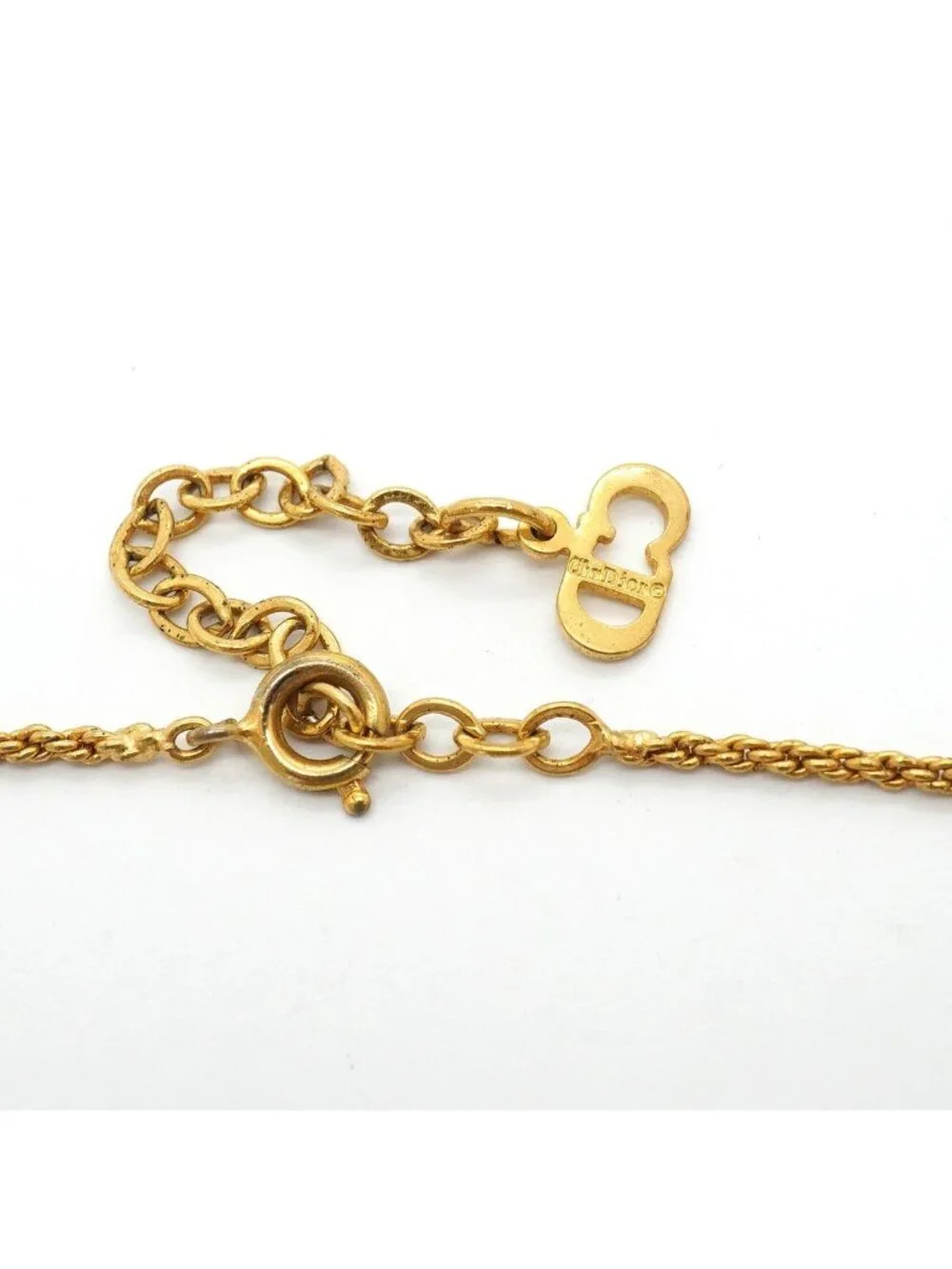 Dior Necklace CD Logo Gold Plated